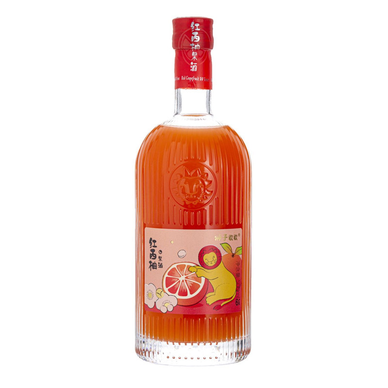 狮子歌歌果酒红西柚500ml2草莓茉莉180ml